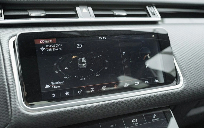 Land Rover Range Rover Velar cena 189850 przebieg: 59575, rok produkcji 2017 z Sompolno małe 781